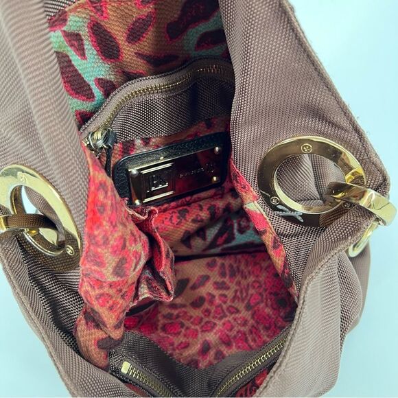 JPK‎ Paris 75 Nylon Hobo Bag Brown - Picture 8 of 9